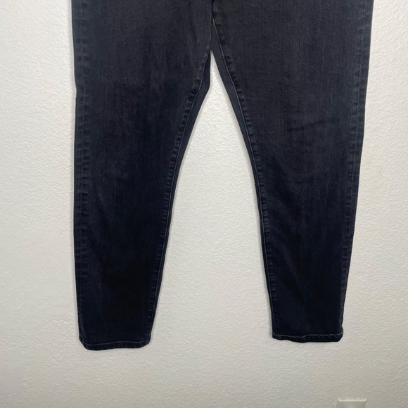 Flint and Tinder Mens Bottoms Size 34 Faded Black Straight Tapered Denim Jeans - Picture 9 of 15